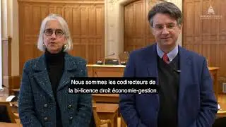 JPO 2021 : présentation de la double licence Droit et Économie-gestion