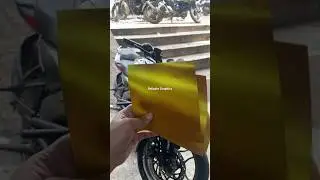 Pulsar ns125 shocker gold vinyl wrapped #ns200 #pulsarmodification #pulsarp150