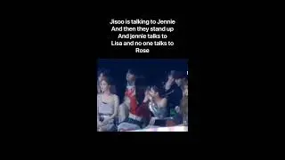 Rose from blackpink being left out.