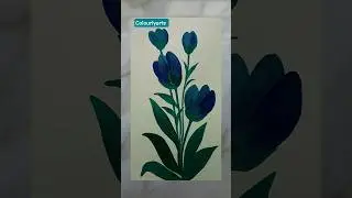 FLOWER ART #art #floralart #acrylicpainting