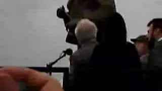 Sir Anthony Hopkins unveiling Tommy Cooper Statue