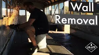 Wall Panel Removal | Skoolie Bus Conversion Tiny House Videos