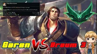 Academy 7 | 100+ Stack Garen Vs Braum 3 | Emerald IV | DoubleUp | VOD