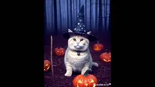 Kling AI｜The spooky wizard kitty is heading to your house for Halloween