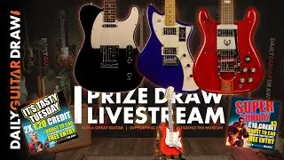 278 Fender Ultra Tele & 5 more DAILY GUITAR DRAW Competition Prize Draw Live 11/11/2025 16.00 UK