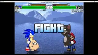 Mugen: Pou and Sonic vs Talking Tom and Super Mario (Requested by  ‪@fernandoheitordasilvademelo)