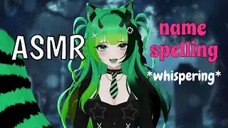 ASMR Whispered Name Spelling | Sleep Aid Whispers