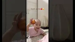 It&rsquo;s called Apple game🍎🤕#subscribe #cutebaby #babyvideos #funny