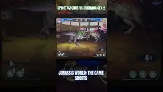 Spinotasuchus vs Irritator Gen 2 - Jurassic World: The Game #Shorts