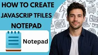 How to Create JavaScript Files with Notepad Full Guide 2026