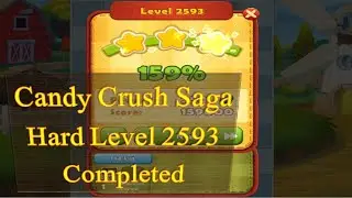 Farm Heroes saga 2593 Hard Level completed