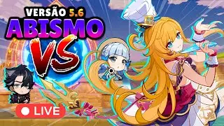 🔴 O PIOR ABISMO QUE VOC&Ecirc; VER&Aacute; HOJE!! ✨ Abismo 5.6 - Live de Genshin Impact