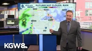 Snow falls on Oregon's mountains, with valley snow a possibility | KGW Extended Weather Coverage
