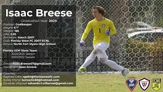 Isaac Breese - Goalkeeper - Class of 2025 - College Soccer Recruiting Video - April 2023