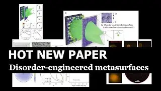 HOT NEW PAPER | Disorder-engineered metasurfaces