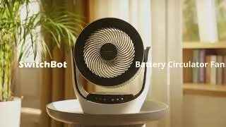 SwitchBot | Say hello to SwitchBot Battery Circulator Fan.