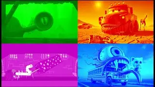 🎶 Tiles Hop EDM Rush SIREN HEAD🆚 LINGTNING McQUEN DENO 🆚 TRAIN EATER🆚 MONSTER SCHOOL BUS