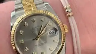 Rolex date Just vs Cataleya Jewels Bracelet By Maxgoud