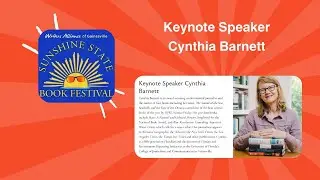 Sunshine State Book Festival 2025 Keynote Speaker Cynthia Barnett
