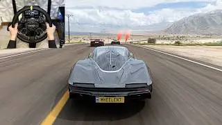 1432HP McLaren SpeedTail |Racing Hypercar Forza horizon 5 |Steering Wheel Gameplay