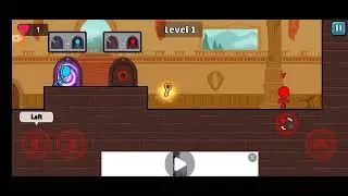 blue & red stickman 2 LEVEL 1