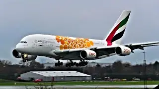 Planes at Manchester Airport, MAN 23R Action | 03/12/20 (Incl: A380 & 747!)
