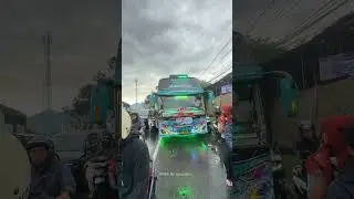 TELOLET DI LAMPU,MERAH JADI PUSAT PERHATIAN WARGA😱 #bus #teloletbasuri #busmania #vidioshort