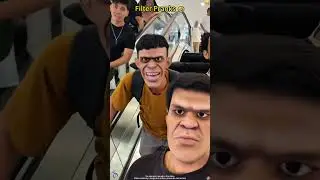 Filter challenge 💦🤣🤣#scareprank #fun #jumpscare #family #fyp #couple #challenge