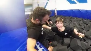 Zero Gravity for KIKS ! EXTREME JUMP !!! NINJA KIDS : Ninja Cave | Extreme Tricks 2018