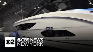 Hundreds of boats dock at the Javits Center for the New York Boat Show