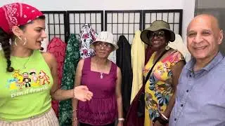 Members of the American Sewing Guild shop their favorite fabrics at Metro Textiles!