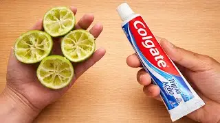 MORRIA E N&Atilde;O SABIA : misture LIM&Atilde;O no CREME DENTAL e n&atilde;o precisa mais comprar no mercado