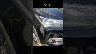 Toyota Corolla before and after accident repair - PAT 🖤😍. #toyota #synthwave #art #shortsvideo