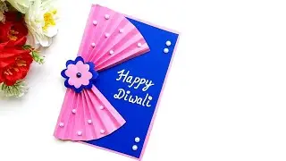 DIY Diwali Greeting Card / Handmade Diwali card making ideas / How to make greeting card for Diwali