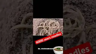 TheFirstNoodleEver 🍜 | From 4000 Years Ago to Office Desks #noodles #story #shorts #food #facts #ai