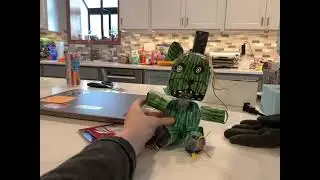 Props for the Fnaf stuffy movie part phantom Freddy and night guard