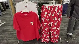 HOT STUFF DEVIL PANTS - SNOOPY & WOODSTOCK HEART PANTS & SHIRT MATCHING FASHION - VALENTINES DAY