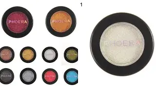 Phoera | Ultra Metallic Eyeshadow | 101 Cream | Ombretto Dorato