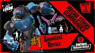 Mecha Strike Commander Showcase Royale #CrewMemberMonthly #Fortnite #Chapter3Season2 #VR #Resistance