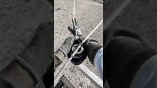 Pin insulator & conductor binding#HT line work#Discom Utilities#Line man skill test