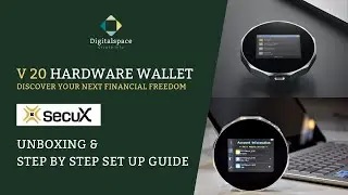 SecuX V20 Unboxing and step by step set up guide