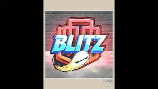 Blitz Logo 3D Printed LED Lightbox for Gaming Room Decor, Classic Arcade Gaming Lightbox