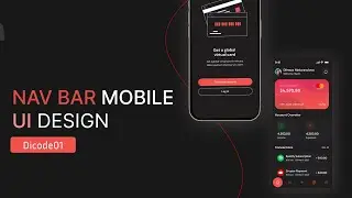 Figma mobile UI design nav bar protype component assets