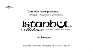 Drumbite and Istanbul Mehmet Cymbals Festival Presenting Artist Amit Moshe