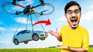 क्या होगा गाडी का हाल    Dropping Our Car From 1000 Feet Will It Survive