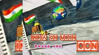 Chandrajan 3 Vikram Lander Drawing// Proud Indian 🇮🇳❤️ #chandrajan3