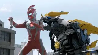 ウルトラマン&Omega; 7話　戦闘シーン 