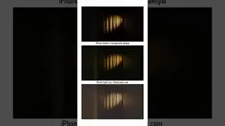 Съемка на стандартную камеру iPhone vs iPhone Log Blackmagic cam #iphone
