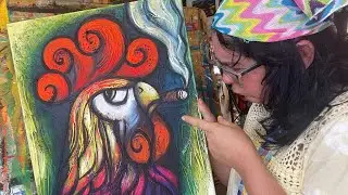 Cómo empezar a pintar en la técnica de pincel seco.