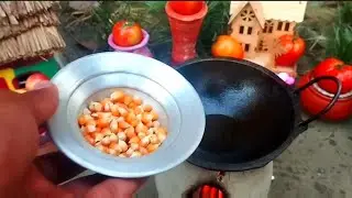 Mini  Popcorn Recipe | Miniature  Cooking | Tiny Cooking